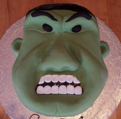The Hulk Cake